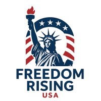 Freedom Rising USA - Statue of Liberty logo